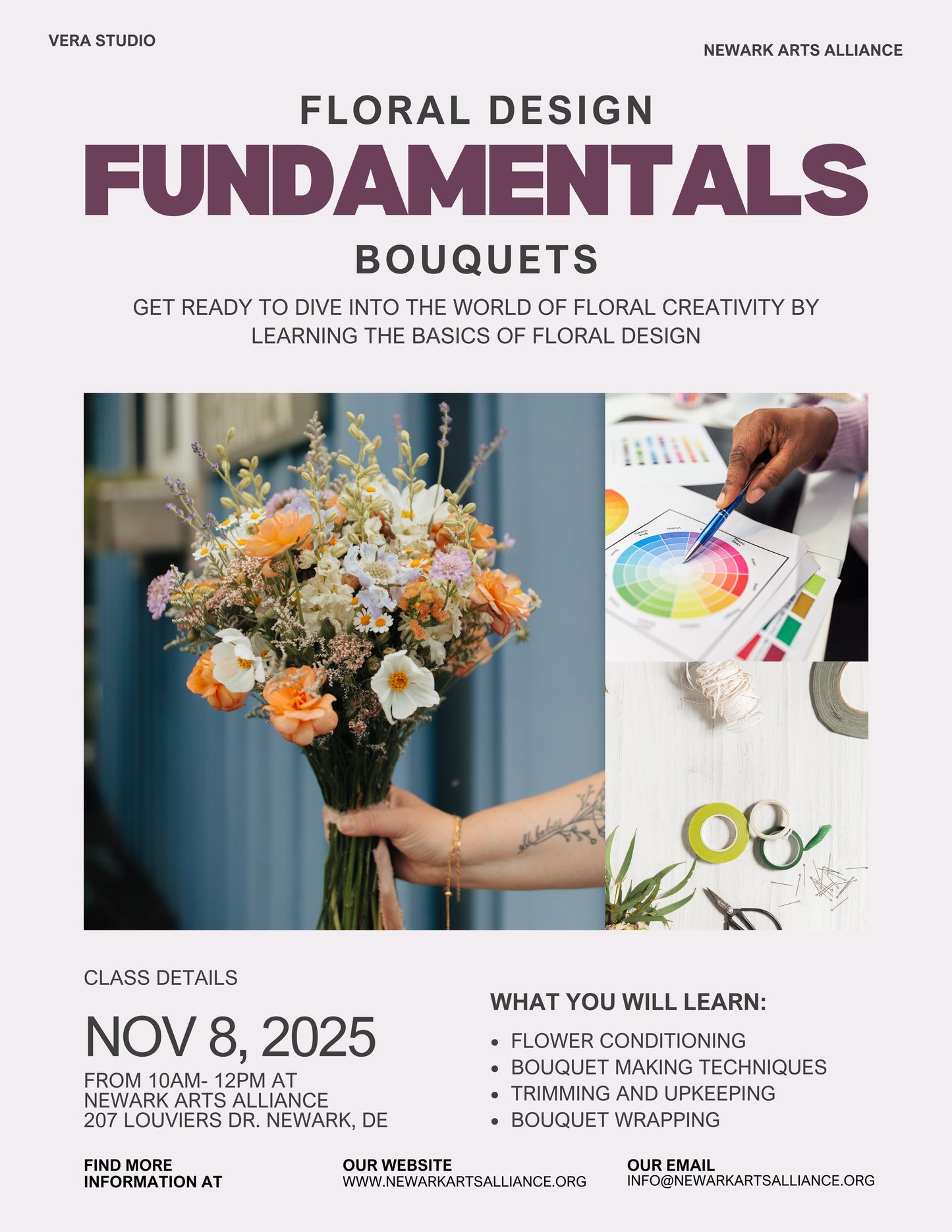 Floral Fundamentals II: Bouquets