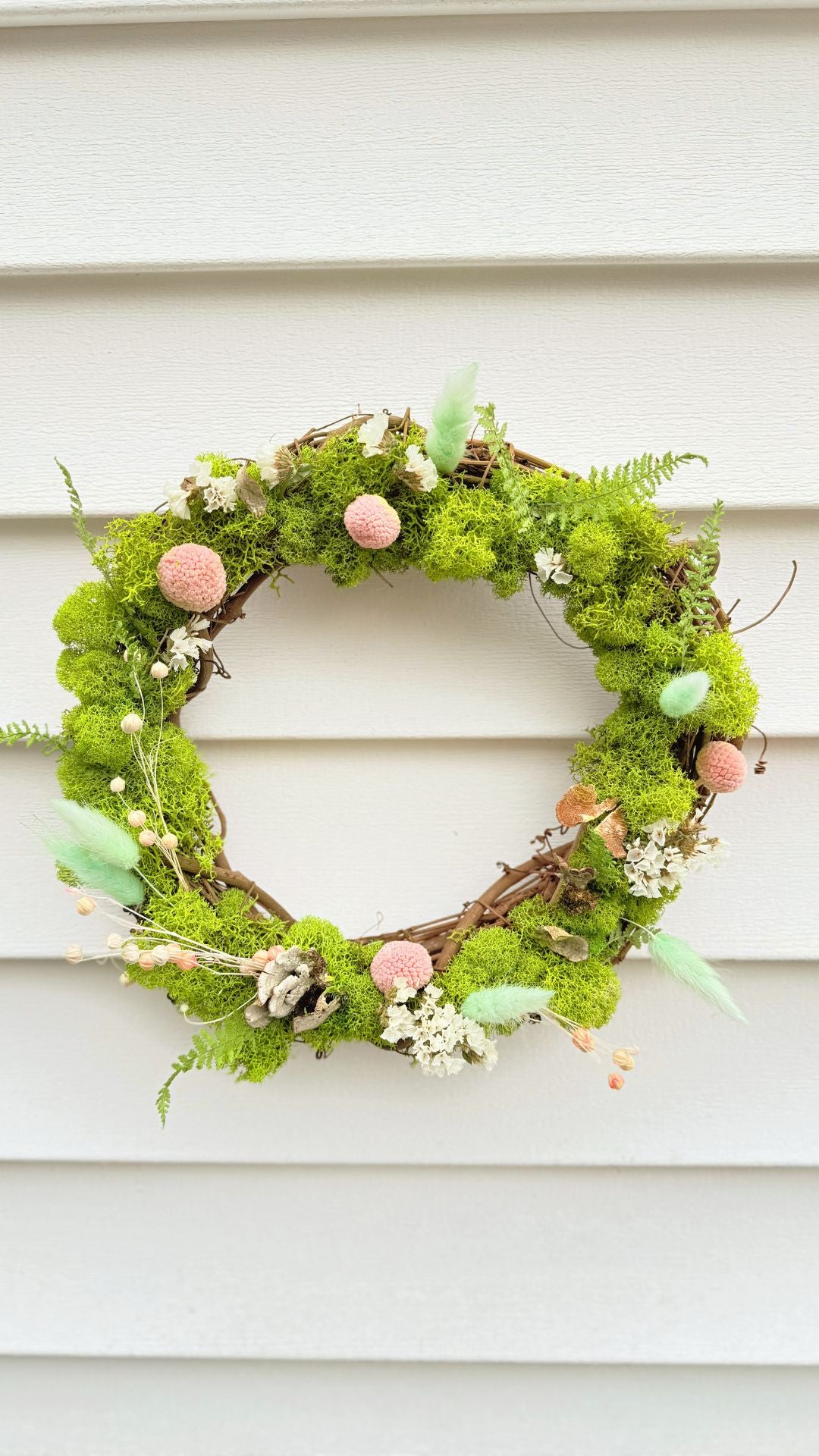 The Whispering Woods Wreath - Dried and preserved flowers wreath - Holiday wall decor