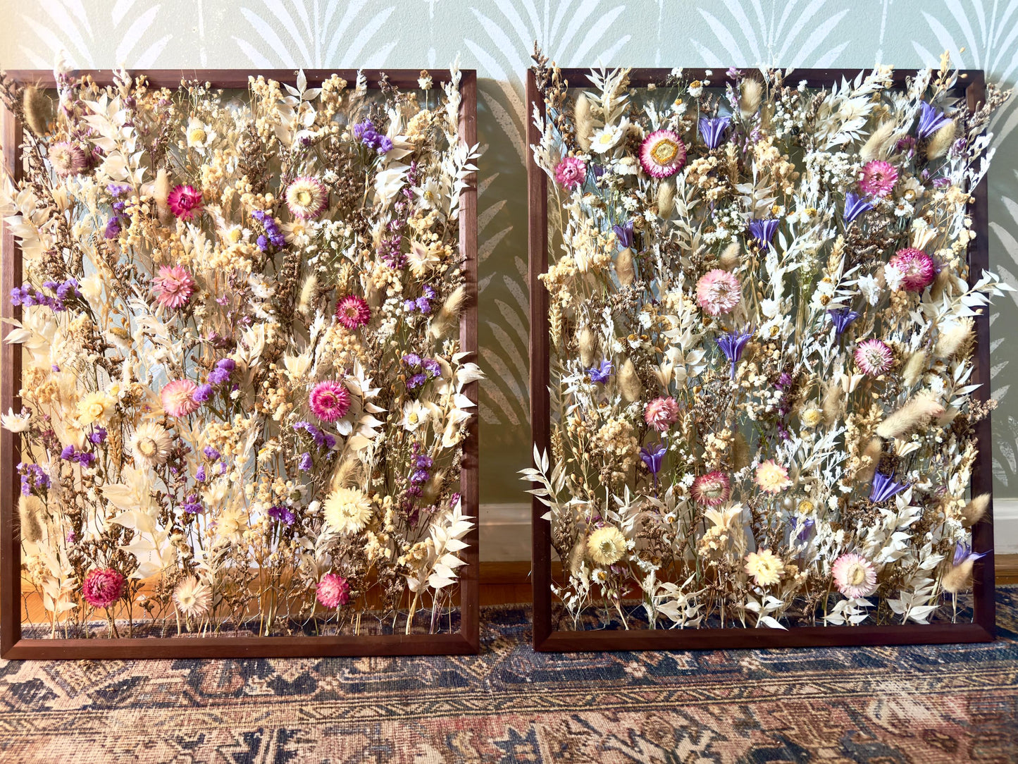 The Lilac - Botanical Frame - Dried Flowers Wall Art Decor