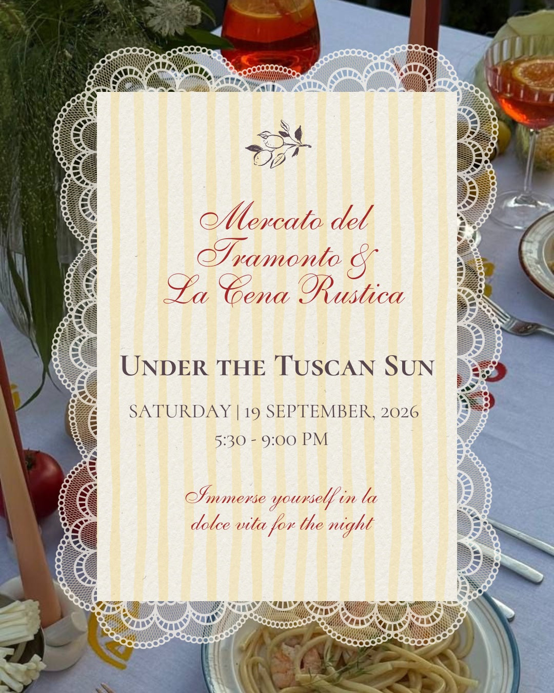 Under the Tuscan Sun Soiree