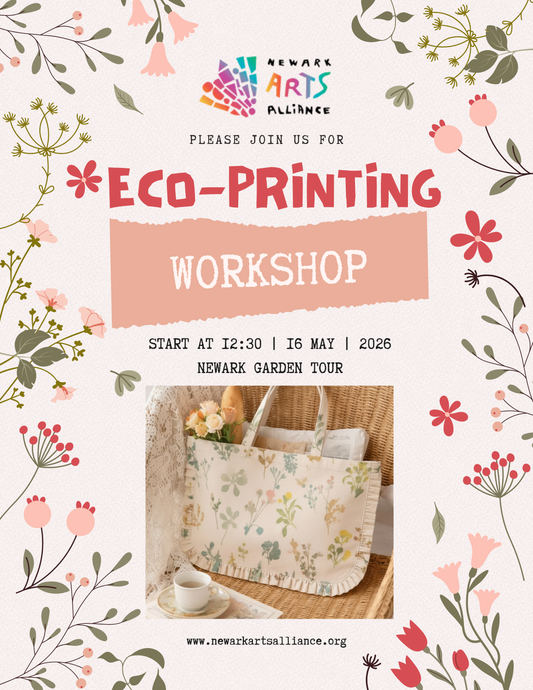 Eco-printing Workshop at Newark Arts Alliance's Garden Tour May 16th
