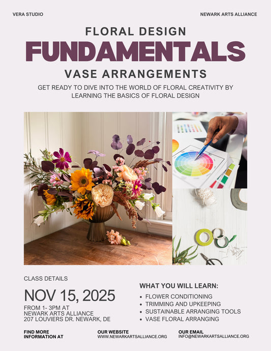 Floral Design Fundamentals III: Vase Arrangements
