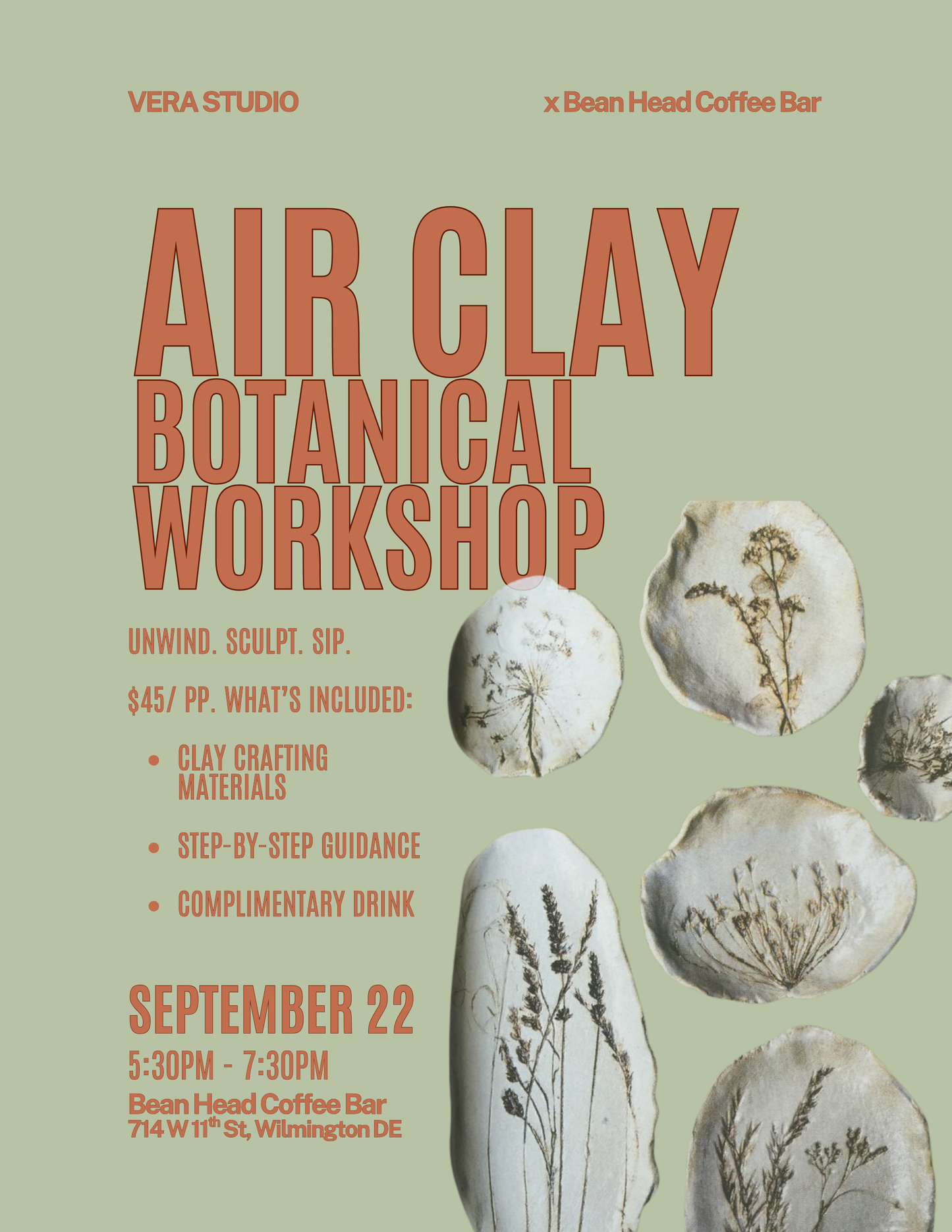 Air Clay Botanical Workshop