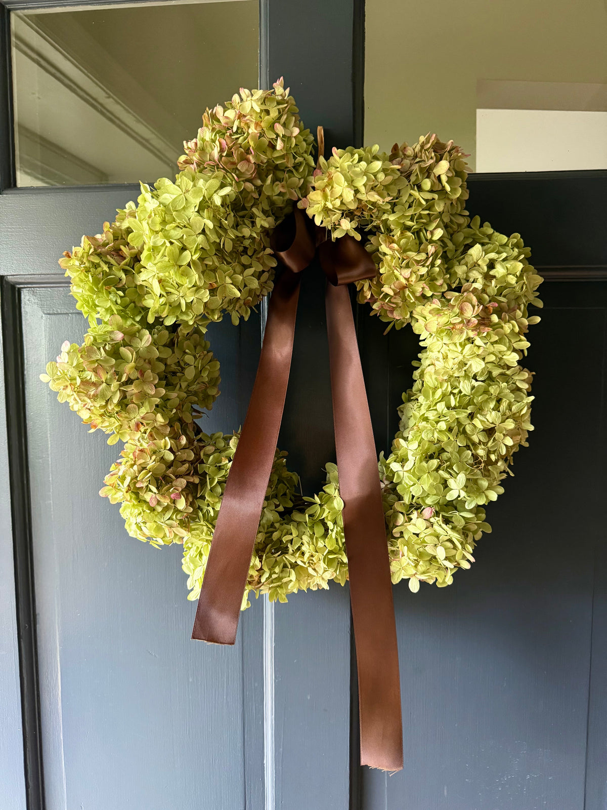 Dried Limelight Hydrangea Wreath