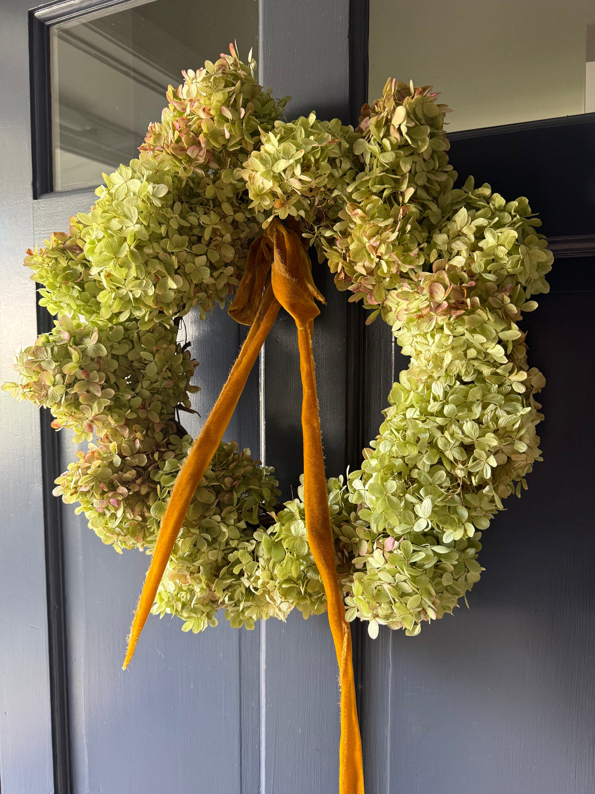 Dried Limelight Hydrangea Wreath