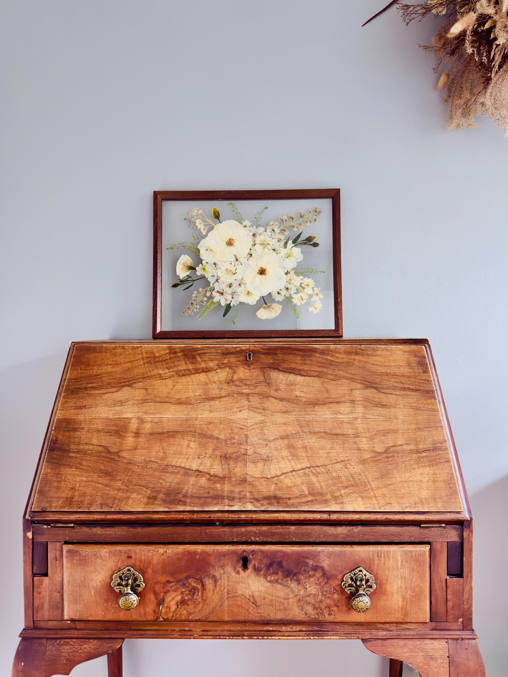 Custom Pressed Bouquet Frame - Preserved Wedding Bouquet - Floral Preservation